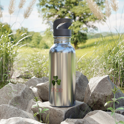 Once Stainless Steel Water Bottle With Straw, 20oz