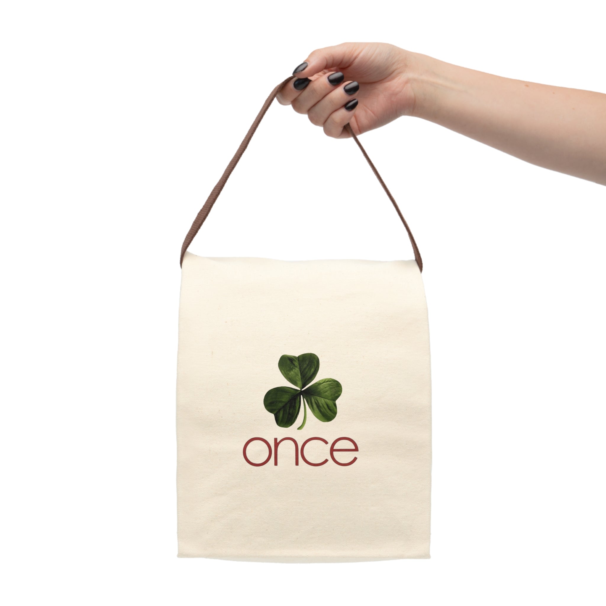 Once Canvas Lunch Bag With Strap