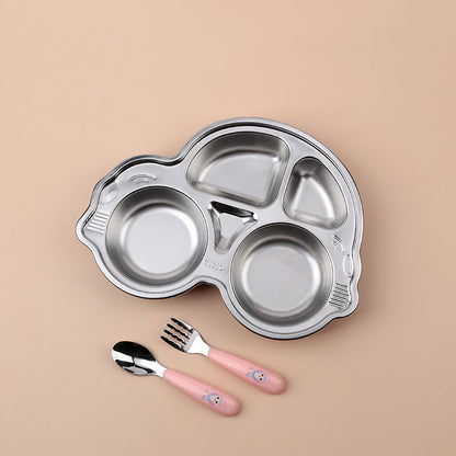 Stainless Steel Cartoon Dinner Plate