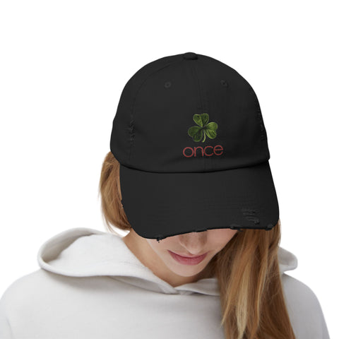 Once Unisex Distressed Cap