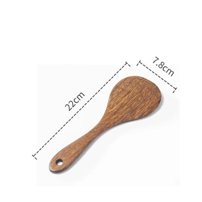 Wooden Kitchen Utensils Set Non-Stick Cookware for Soup