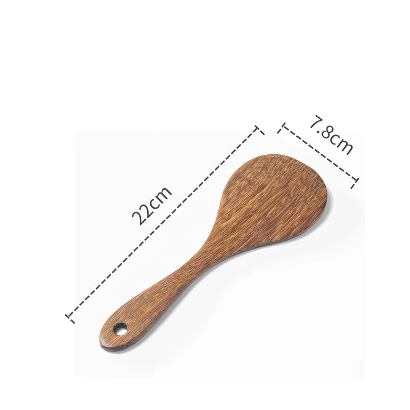Wooden Kitchen Utensils Set Non-Stick Cookware for Soup