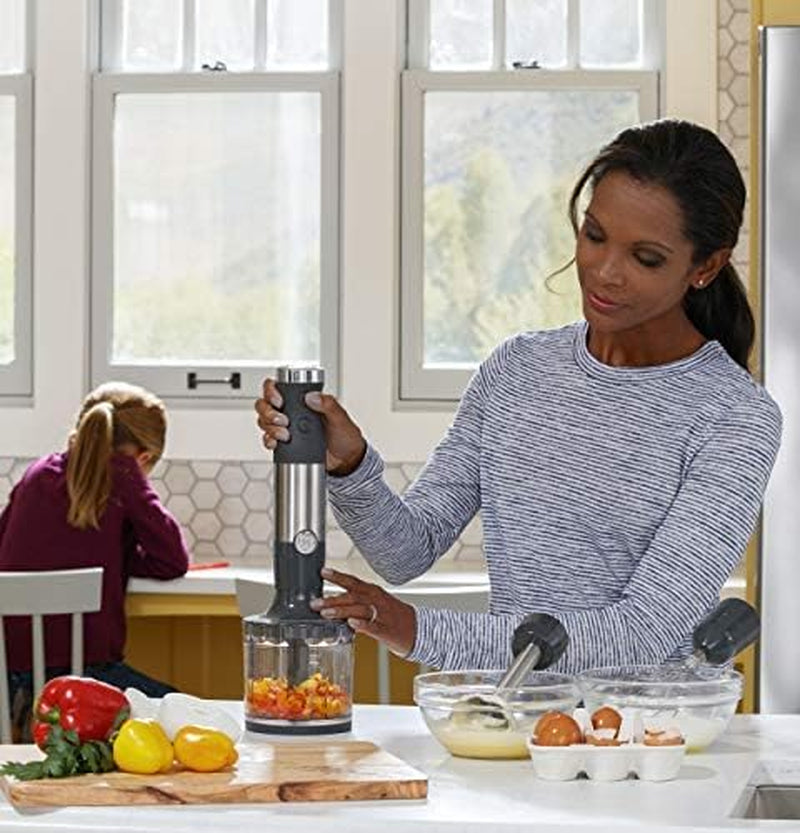 Immersion Blender | Handheld Blender 2-Speed | Interchanable Attachment | 500 Watts | Stainless Steel