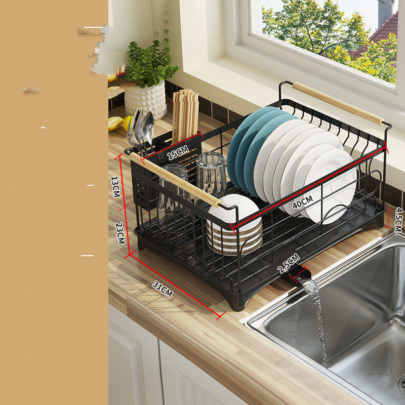 Stainless Steel Dish Rack – Drain Rack & Kitchen Shelf