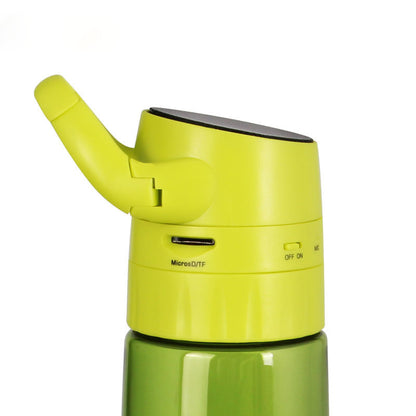 Water Bottle with Integrated Bluetooth Speaker