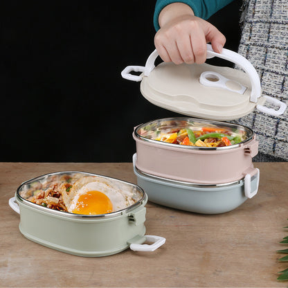 Stainless Steel Lunch Box – Durable & Portable Food Container