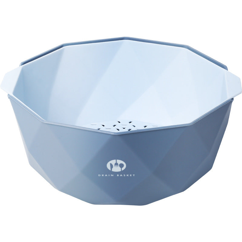 Double-Layer Vegetable Sink Plastic Drain Basket