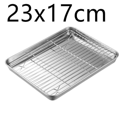 Stainless Steel Rice Noodle Plate With Thickened Flat Bottom Plate