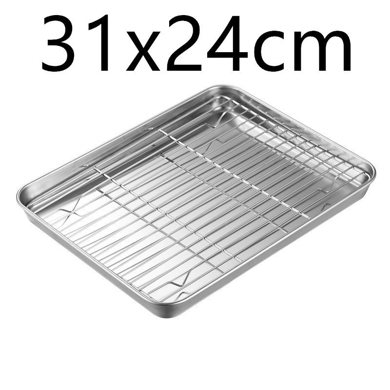 Stainless Steel Rice Noodle Plate With Thickened Flat Bottom Plate