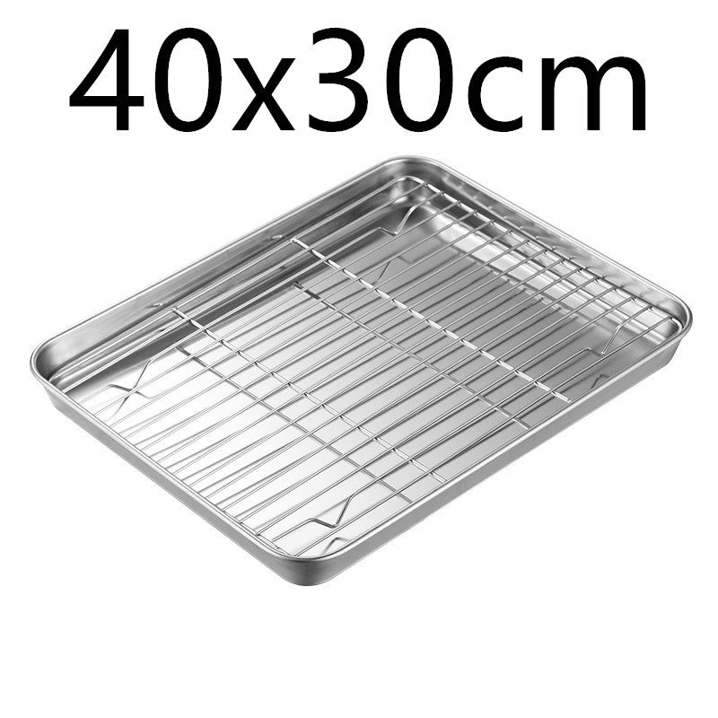 Stainless Steel Rice Noodle Plate With Thickened Flat Bottom Plate