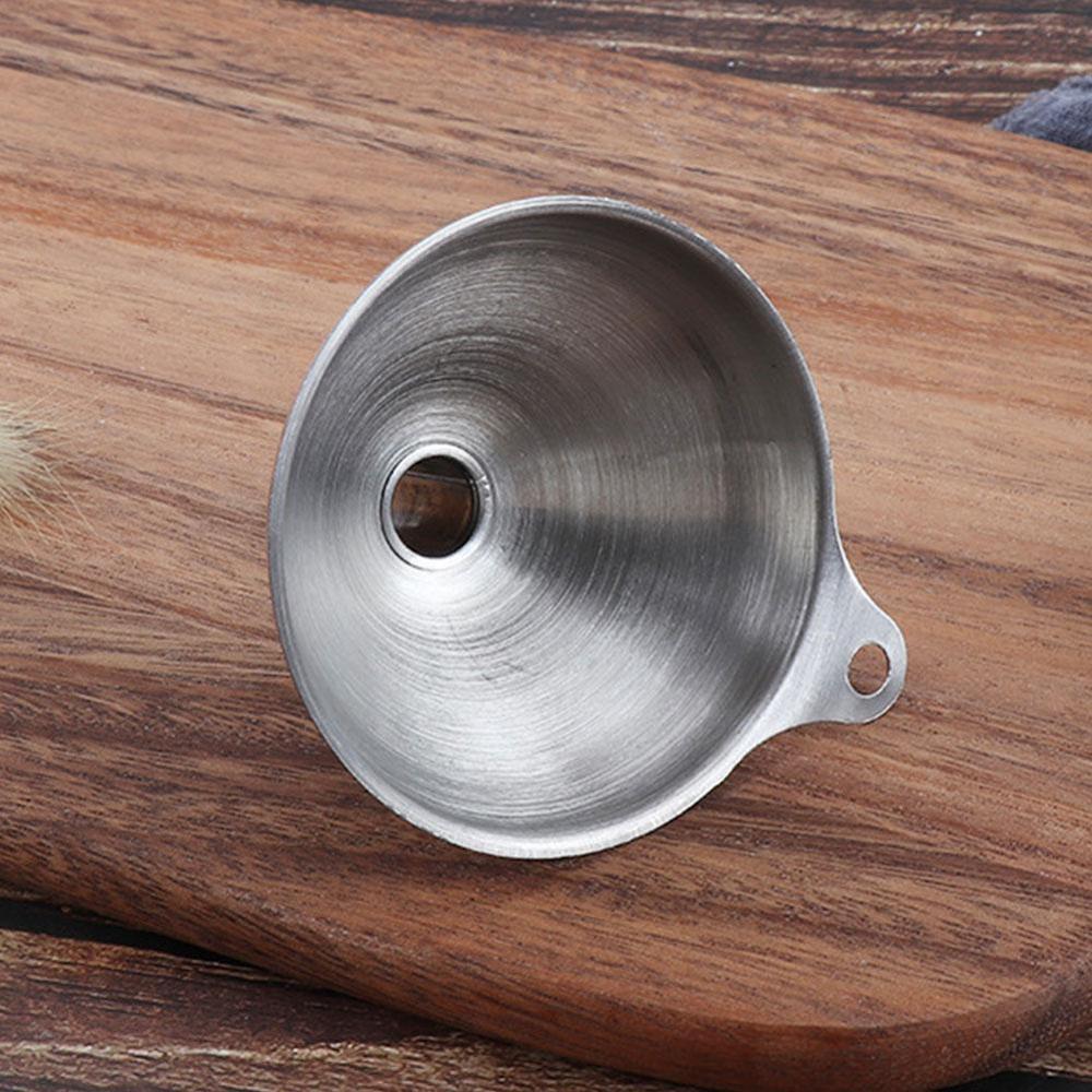 Portable Stainless Steel Mini Metal Funnel 3-In-1 Set