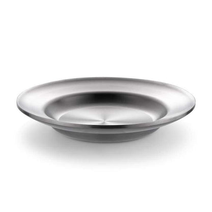 Stainless Steel Plate Household Round Dinner Plate