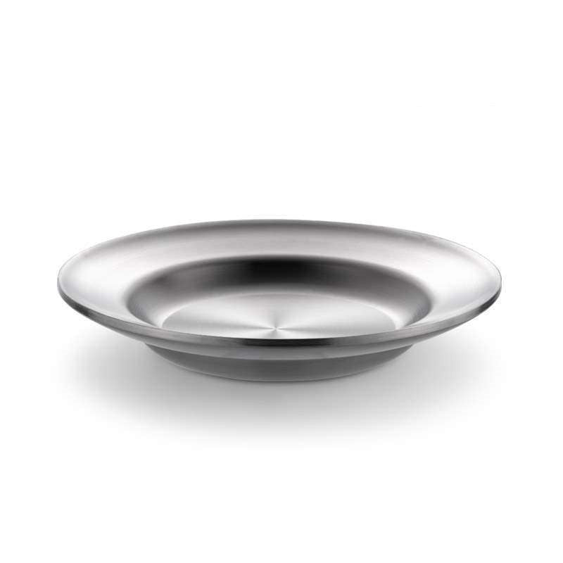Stainless Steel Plate Household Round Dinner Plate