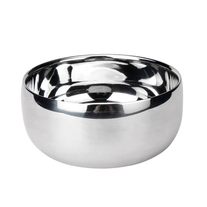 Stainless Steel Shaving Soap Bowl Shaving Brush Holder