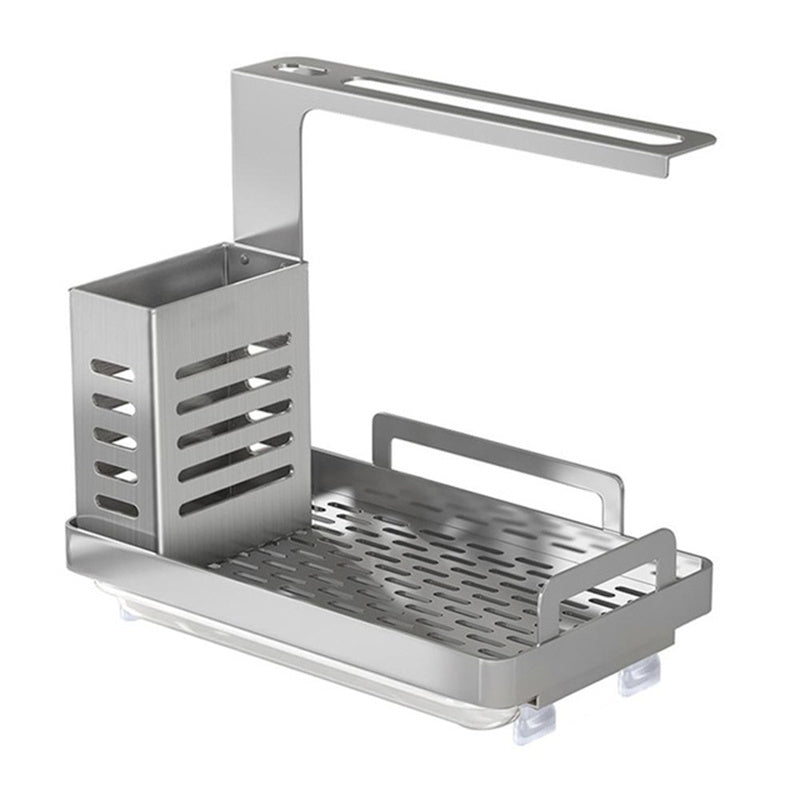 Kitchen Sink Drain Basin & Storage Rack