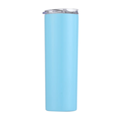 Skinny Tumbler Thermos Beer Wine Mug With Straws