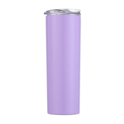Skinny Tumbler Thermos Beer Wine Mug With Straws