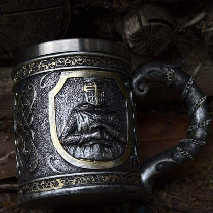 Medieval Templar Crusader Knight Tankard