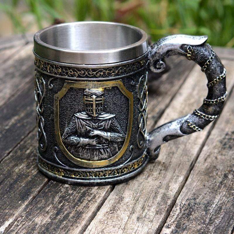 Medieval Templar Crusader Knight Tankard