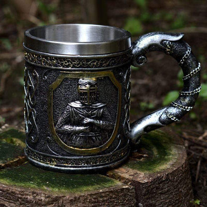 Medieval Templar Crusader Knight Tankard
