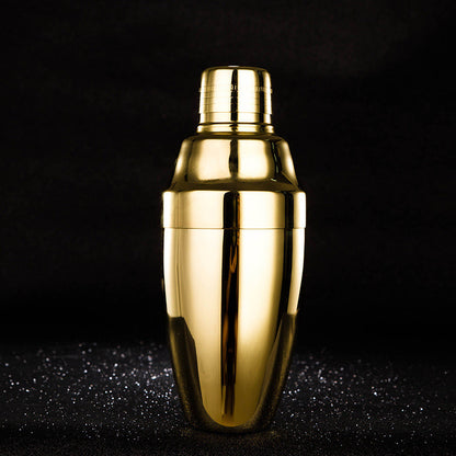 Stainless Steel Japanese-Style Cocktail Shaker – Three-Stage Bar Tool Shaker Cup