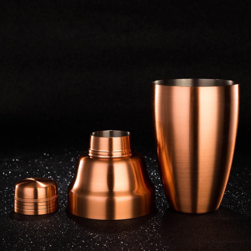 Stainless Steel Japanese-Style Cocktail Shaker – Three-Stage Bar Tool Shaker Cup