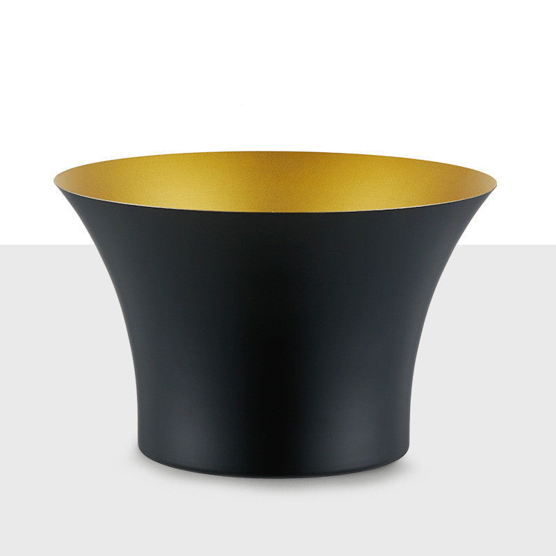 Stainless Steel Champagne & Ice Bowl – Golden Salad & Champagne Bucket