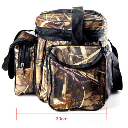 Single Shoulder Bag Large Capacity Fishing Gear Single Shoulder Bag F104 Straw