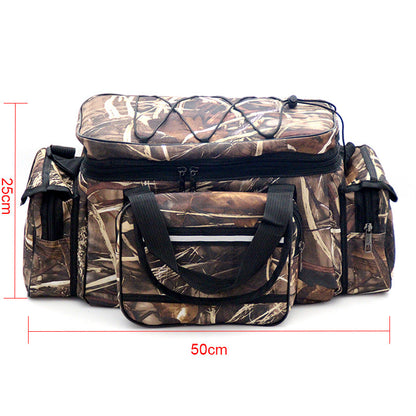 Single Shoulder Bag Large Capacity Fishing Gear Single Shoulder Bag F104 Straw