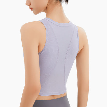 Cross-Waist Active Crop