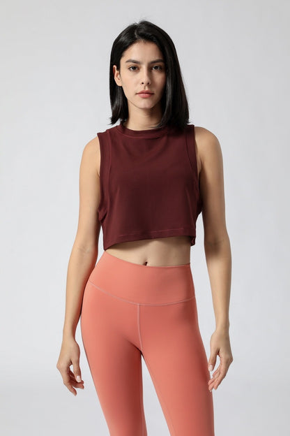 Yoga Fitness Vest Running Sports T-Shirt Women