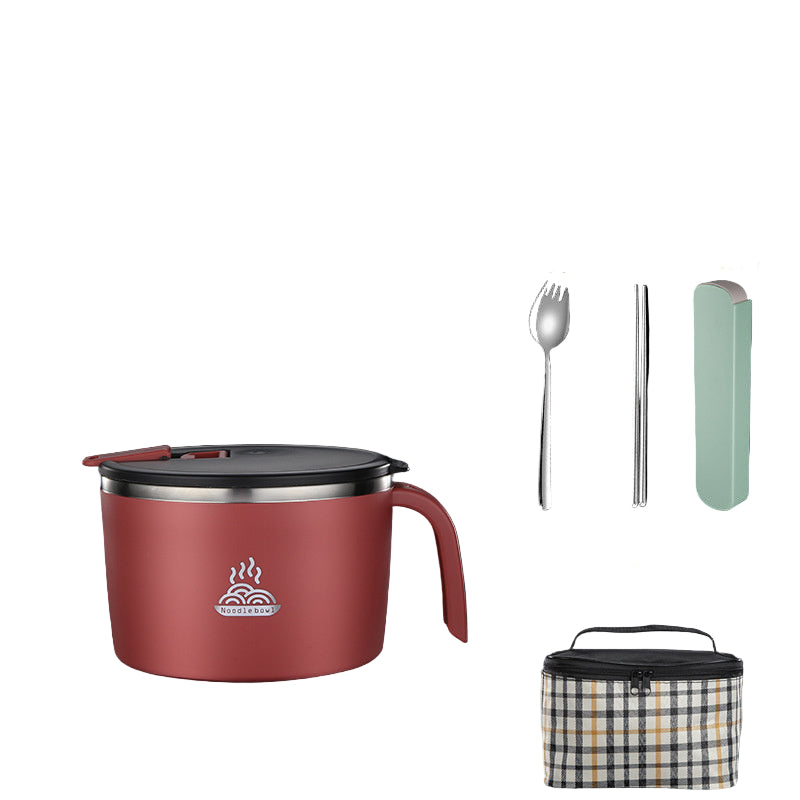 304 Student Lunch Box Stainless Steel Instant Noodle Bowl