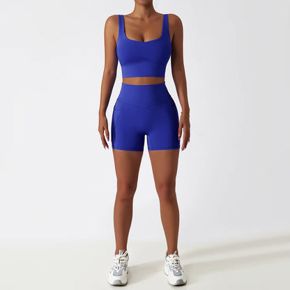 White Yoga Sets Women Sport Femme Rib Activewear Set Girls Seamless Fitness Suit Workout Clothes Athletic Wear Seamless Gym Set