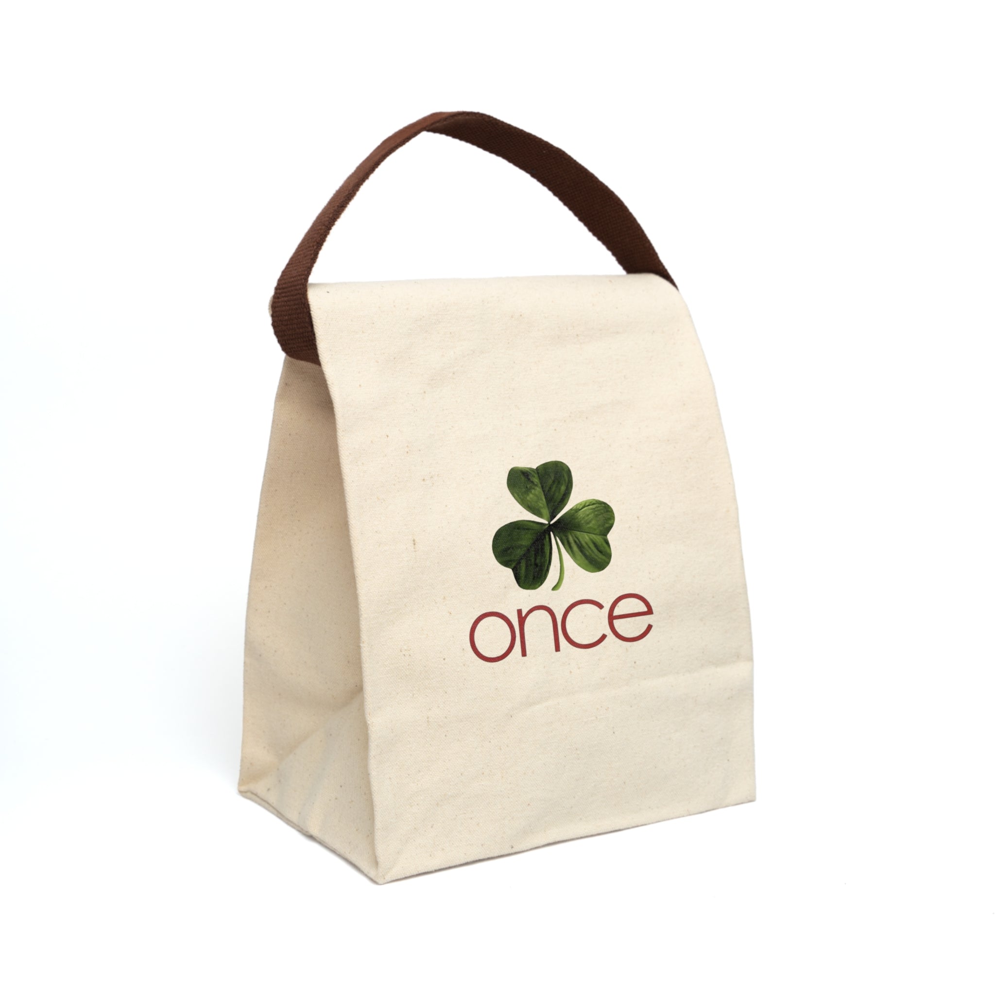 Once Canvas Lunch Bag With Strap