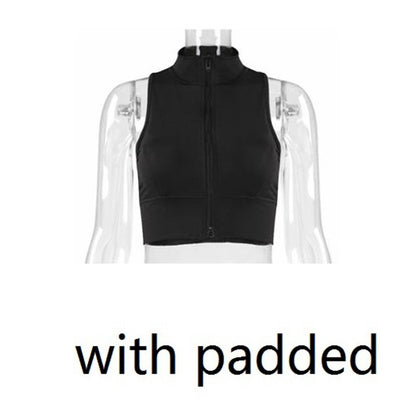 Yoga Midriff-baring Top