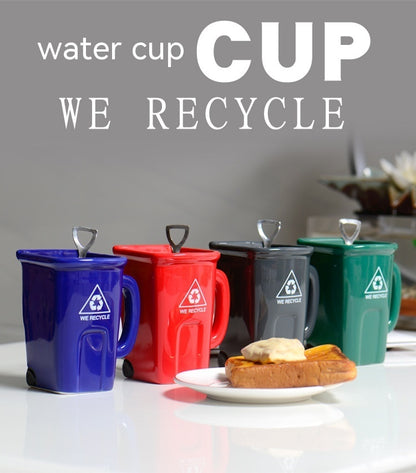 Novelty Recycle Bin Mug: A Fun and Eco-Conscious Way to Sip!