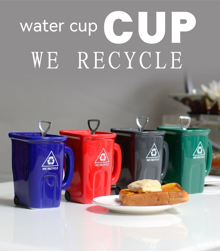 Novelty Recycle Bin Mug: A Fun and Eco-Conscious Way to Sip!