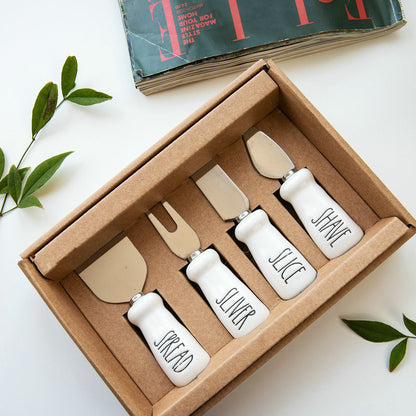 Butter Cheese Bread Jam Dessert 4-piece Butter Knife Set