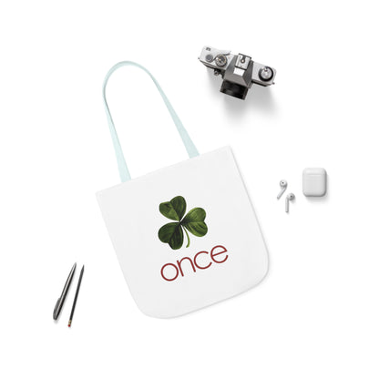 Once Canvas Tote Bag, 5-Color Straps