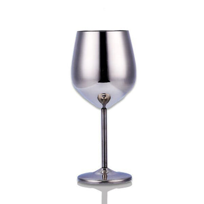 Stainless Steel Wine Glass – Durable & Stylish