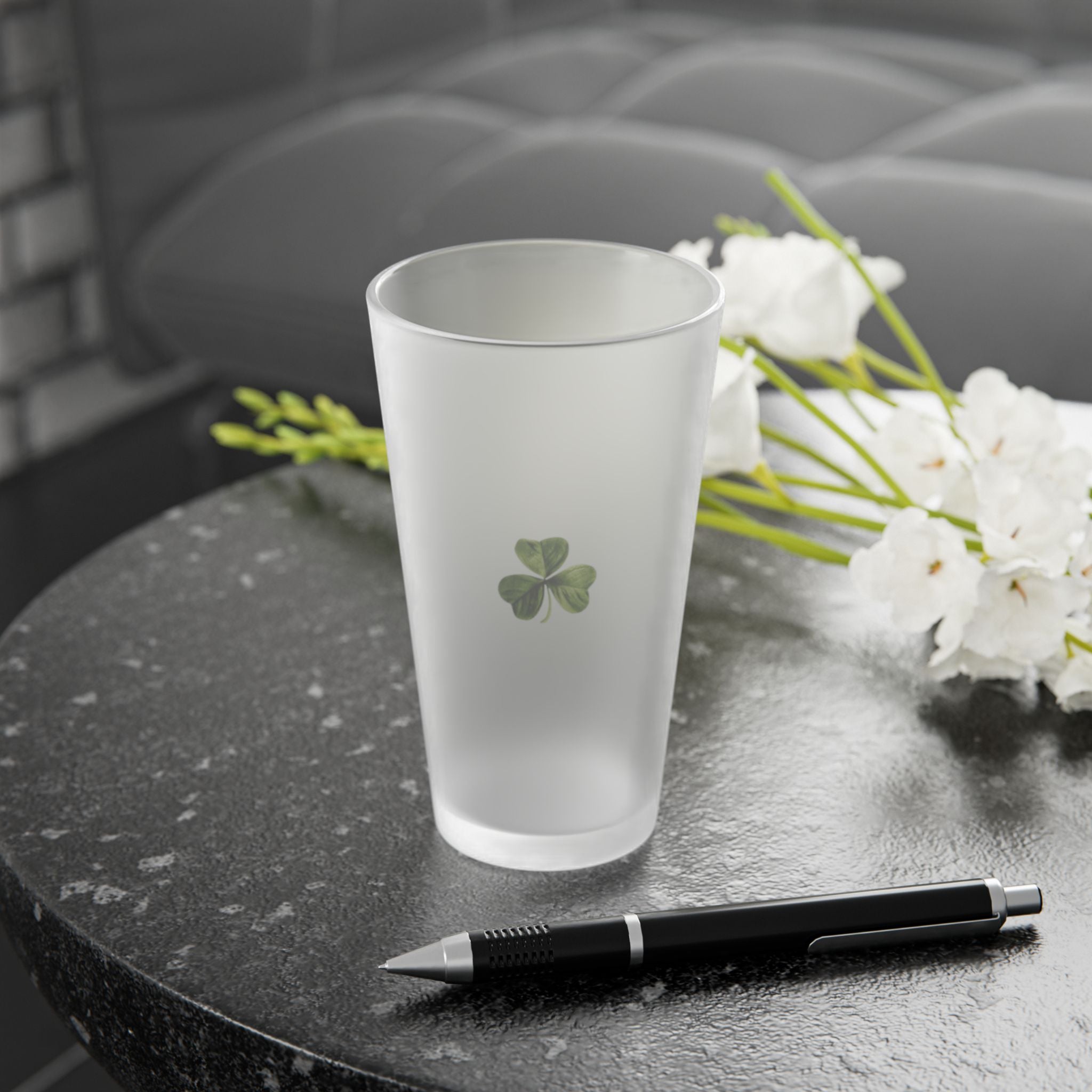 Once Frosted Pint Glass, 16oz