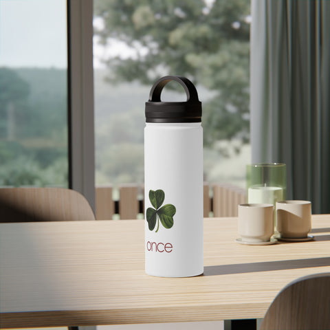 Once Stainless Steel Water Bottle, Handle Lid