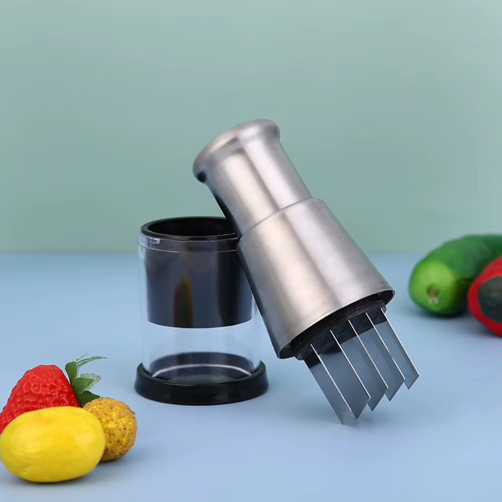 Stainless Steel Manual Hand Chopper Onion Garlic Chopper Kitchen Tools