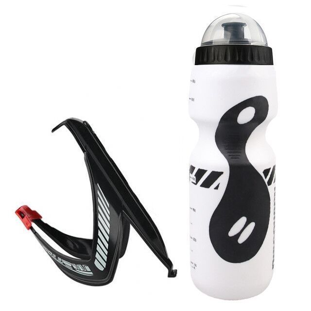 "DISCOVERY" Cycling Water Bottle & Cage Set