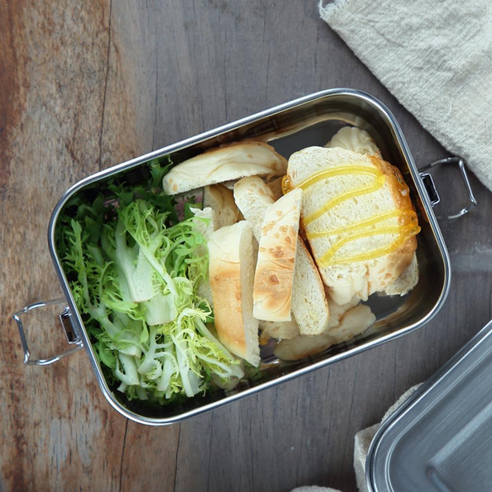 Rectangular Stainless Steel Lunch Box