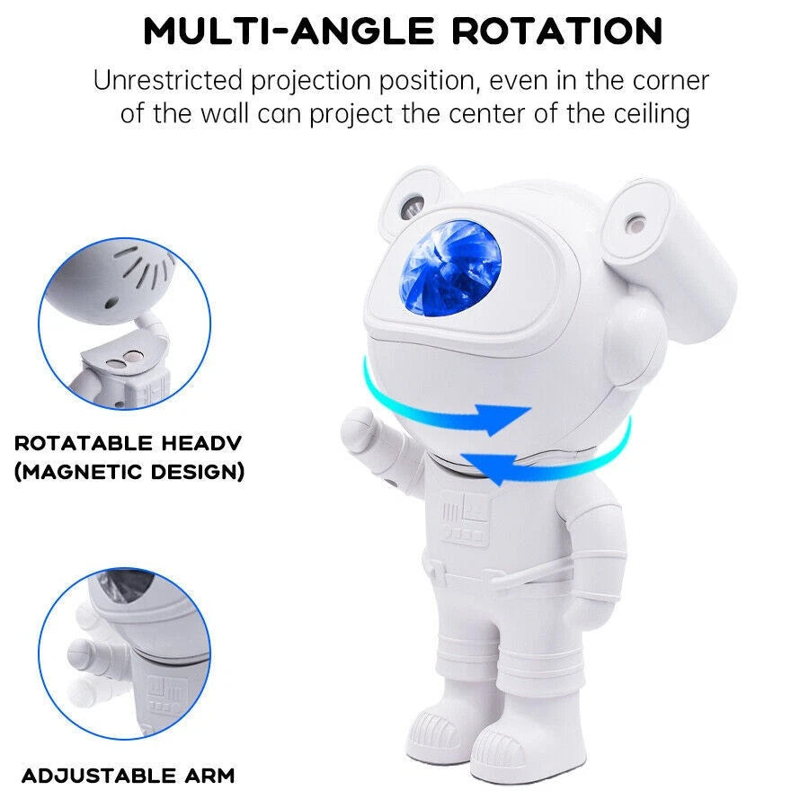 Astronaut Space Buddy Projector Lamp  W/ Remote 
