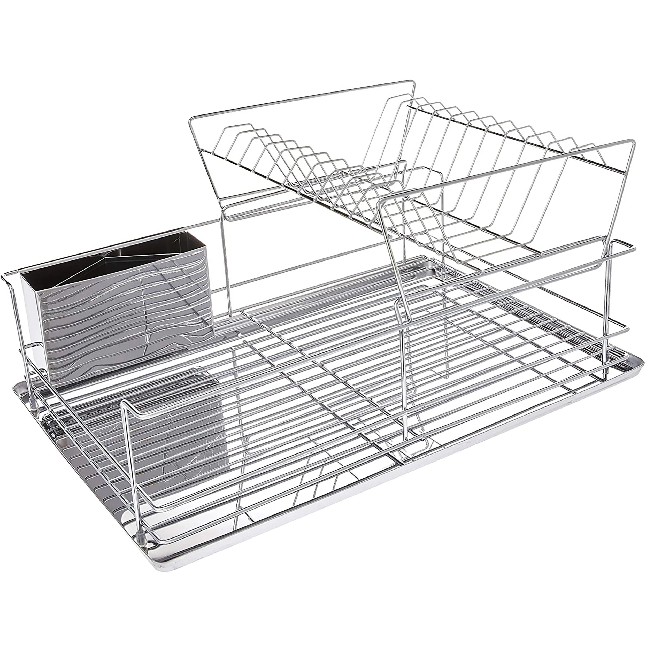 15.5-Inch Stainless Iron Shelf Dish Rack