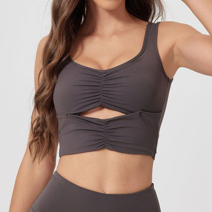 Casual Fitness Sports Bra Tight Shockproof Top