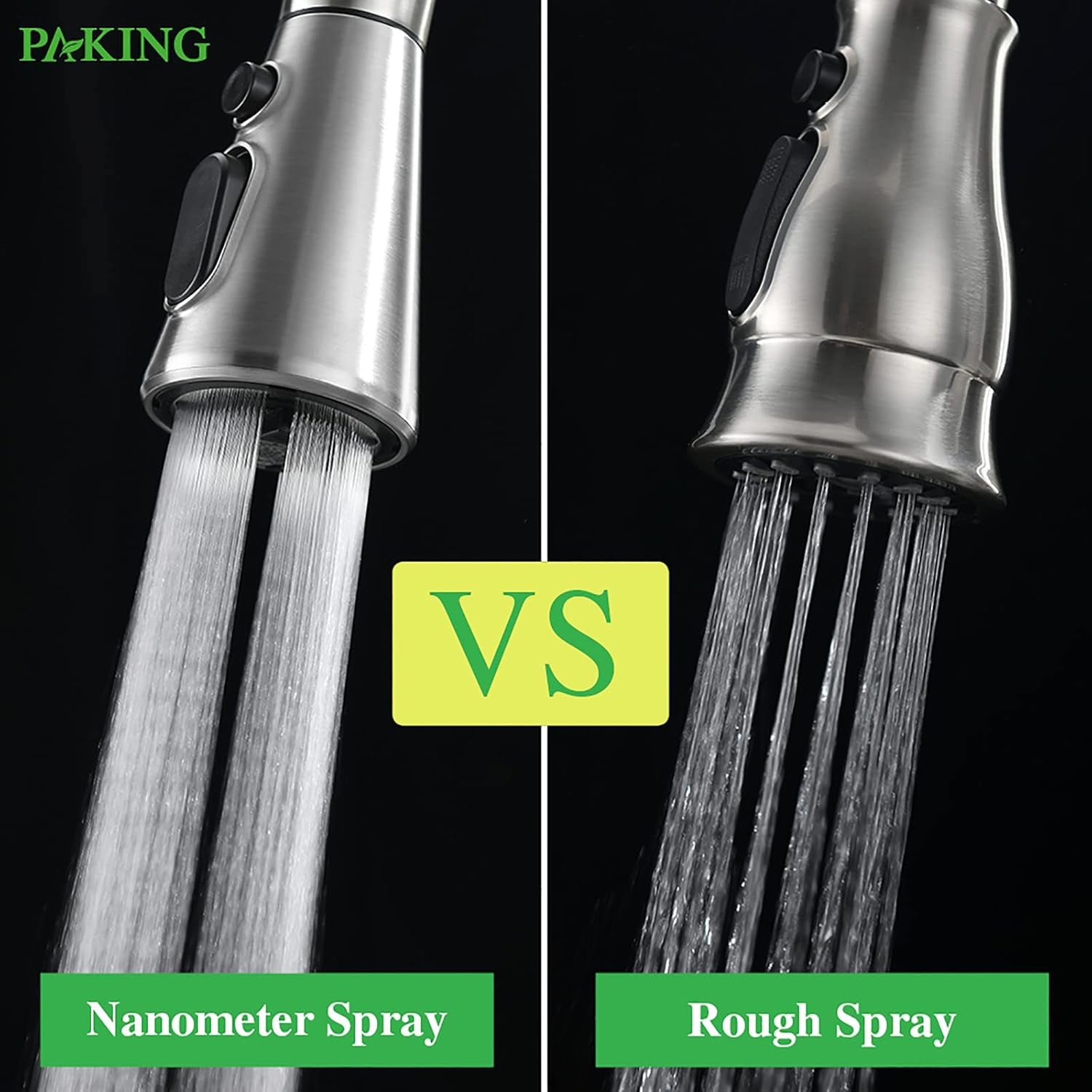 Kitchen Faucets, Kitchen Sink Faucet with Splash-Proof Sprayer