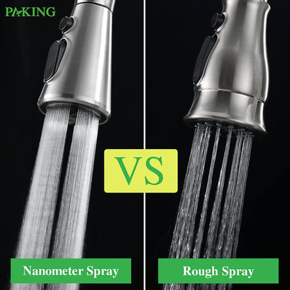 Kitchen Faucets, Kitchen Sink Faucet with Splash-Proof Sprayer